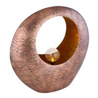 Solarleuchte 36521 - Klar/Messingfarben, Design, Glas/Metall (35/13,5/37cm) - Globo