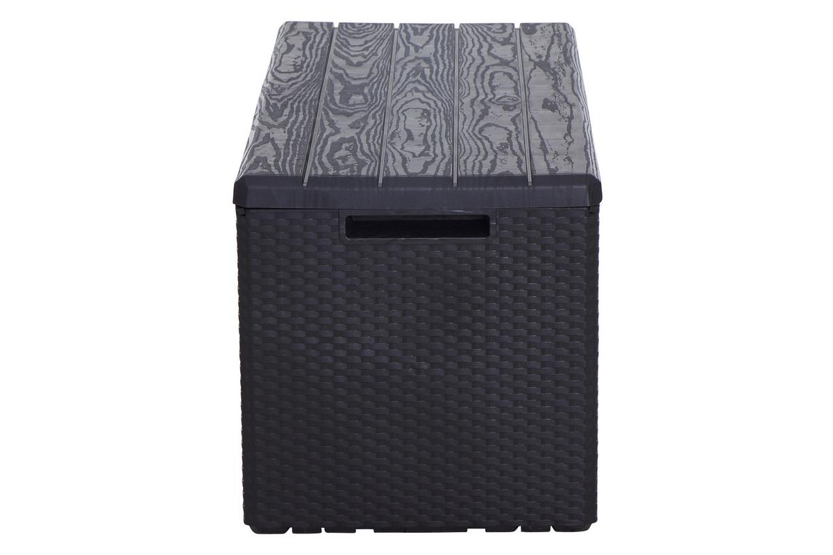 Kissenbox P12162 - Anthrazit, KONVENTIONELL, Kunststoff (55/56/124cm) - Ambia Garden