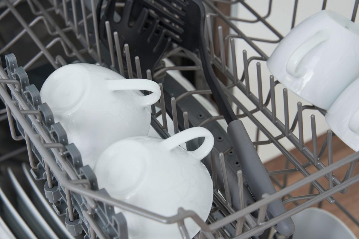 Geschirrspüler Respekta Katha - Weiß/Grau, Trend, Kunststoff/Metall (44/81,5/57cm) - Respekta