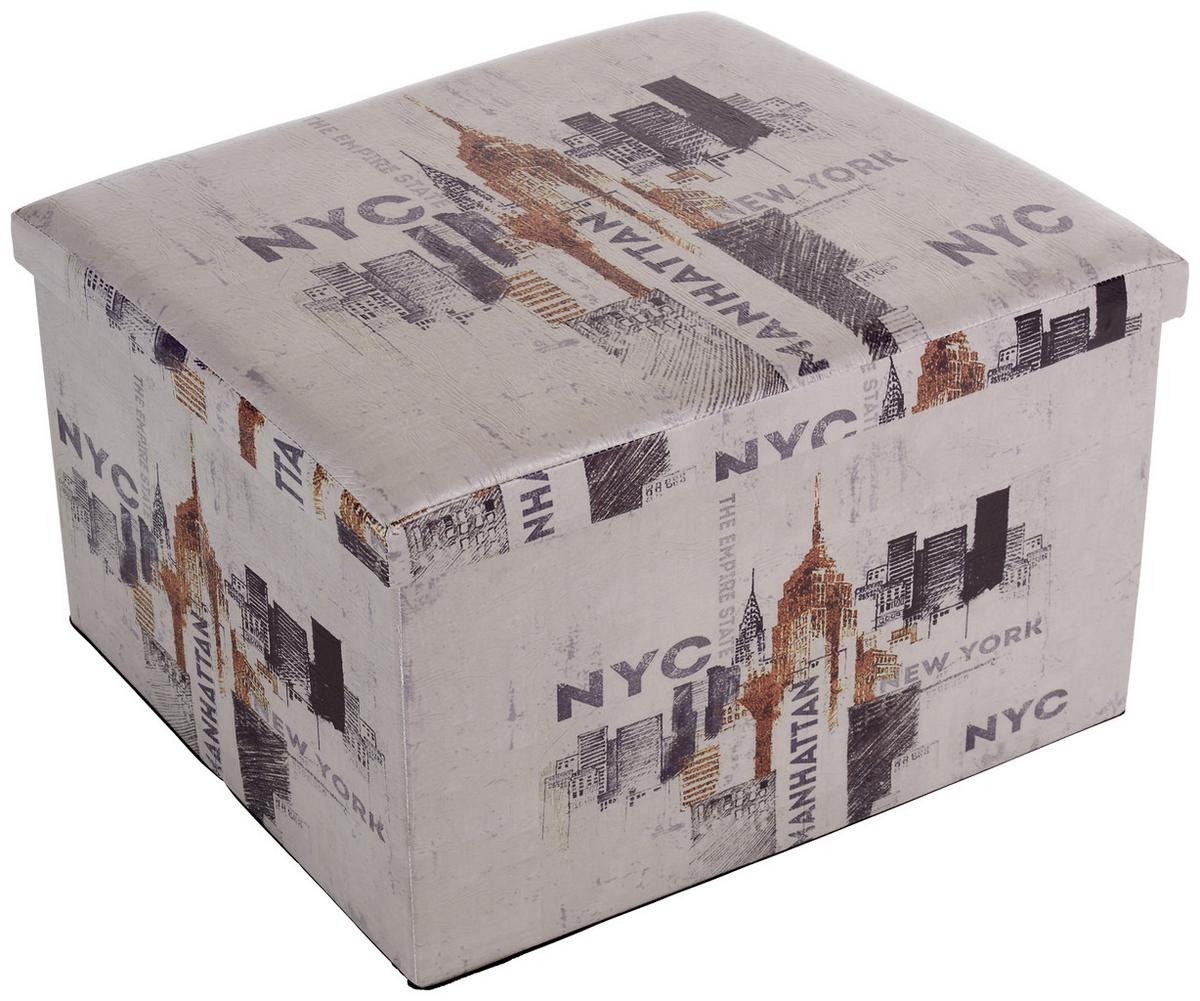 Garderobenbank Vintage B: 65cm Gepolstert mit Stauraum - MODERN, Kunststoff (65/40/40cm)