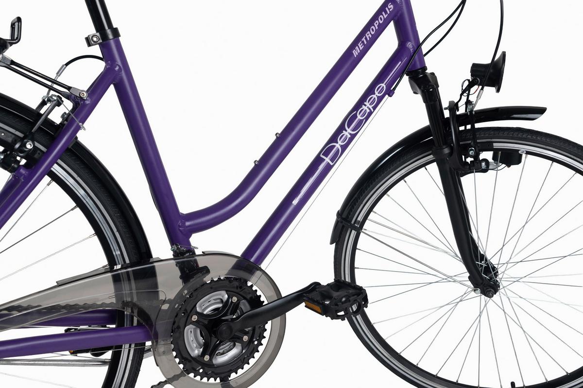 Trekkingrad lila - Lila, Basics, Metall (25cm)