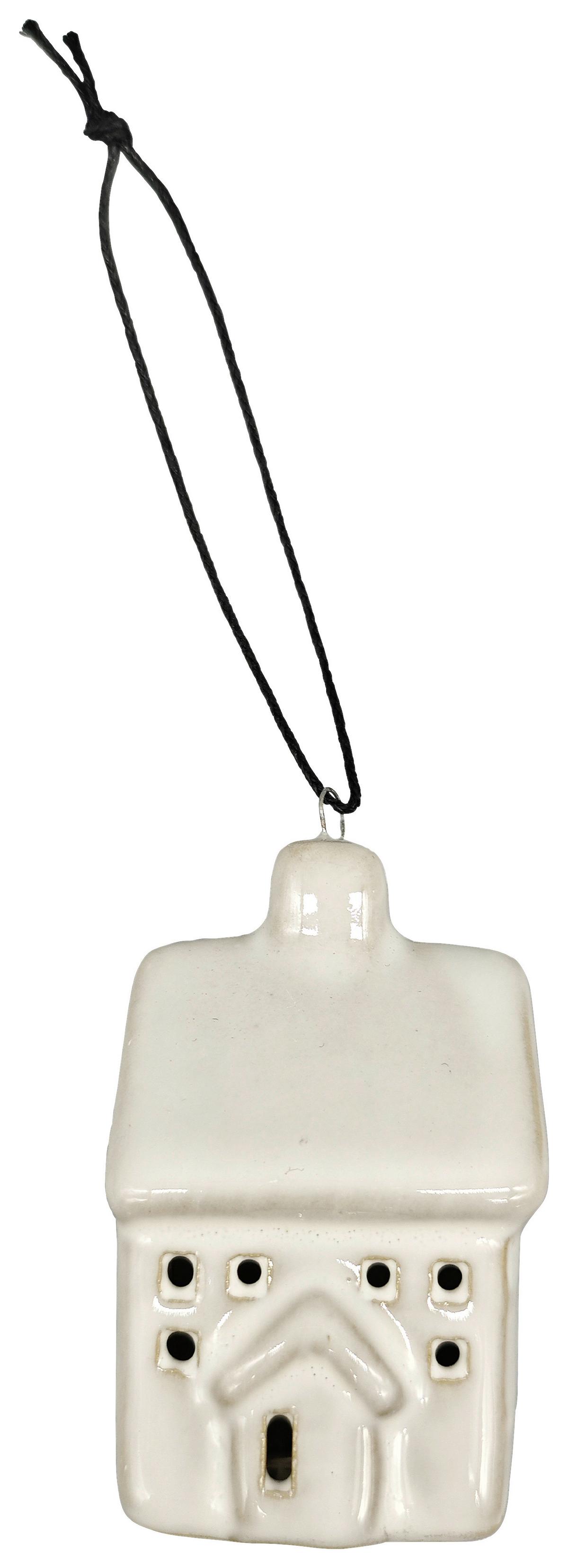 Závěsná dekorace HOMIE - krémová, Konvenční, textil/keramika (4,5/6,8/3,8cm) - Mömax