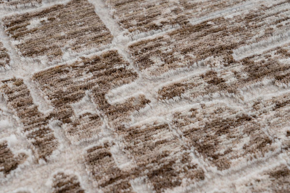Webteppich My Bella - Taupe, Design, Textil (120/170cm) - Obsession