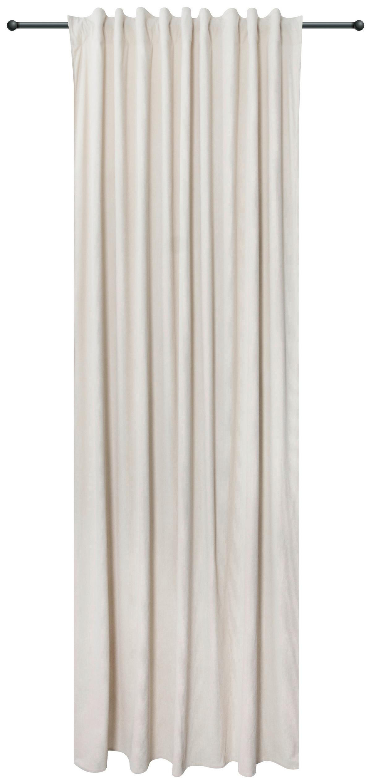 Fertigvorhang Mit Band Maren 140x245 Cm Beige - Beige, ROMANTIK / LANDHAUS, Textil (140/245cm) - James Wood