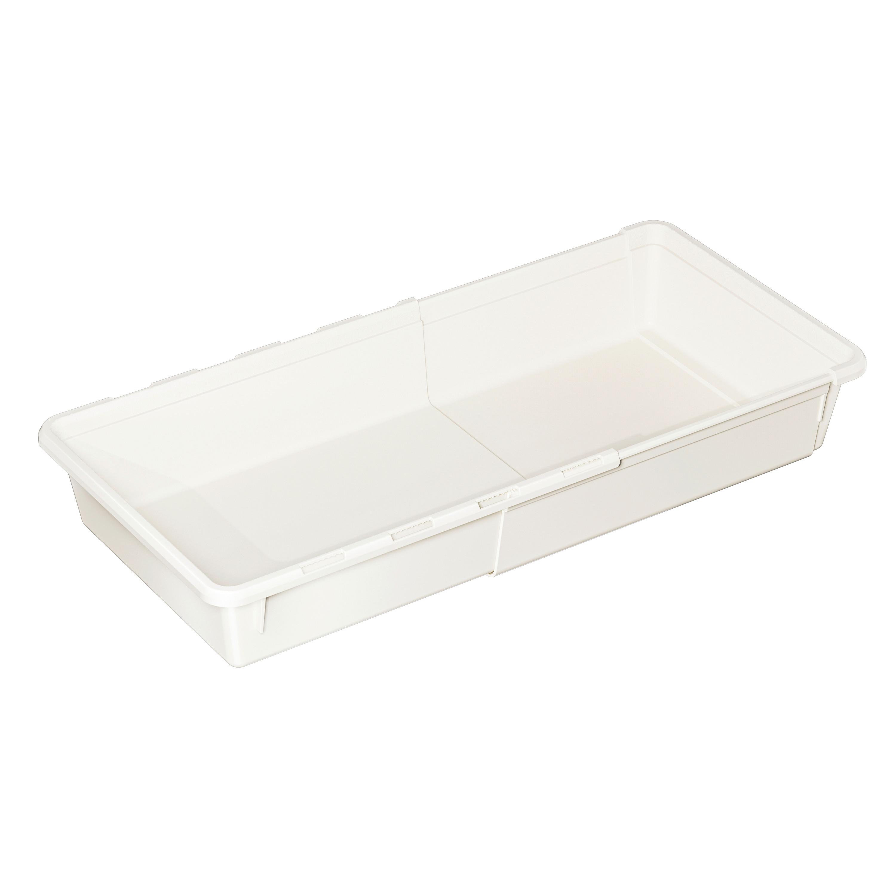 Rozdělovač do zásuvky VARIO - XL - bílá, Konvenční, plast (25-38/18,5/6cm) - Mömax