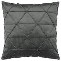 Zierkissen Glory Anthrazit 45x45 cm - Anthrazit, Textil (45/45cm)