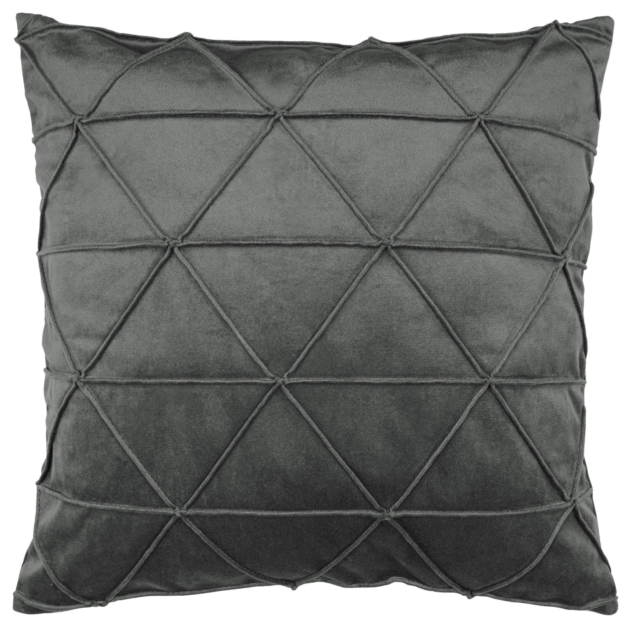 Zierkissen Glory Anthrazit 45x45 cm