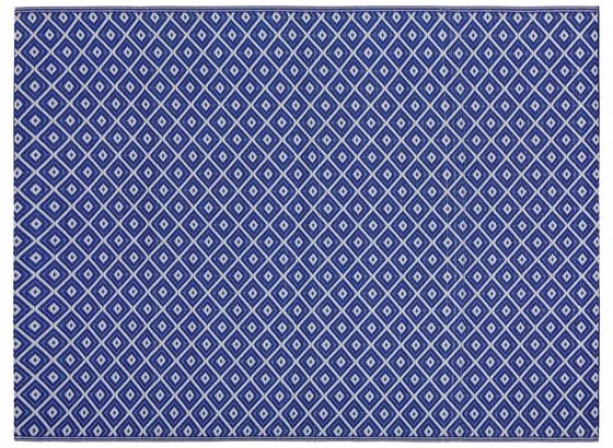 Outdoorteppich 150x200 Blau/Weiß - Blau/Weiß, MODERN, Kunststoff (150/200cm) Outdoorteppich 150x200 Blau/Weiß - Blau/Weiß, MODERN, Kunststoff (150/200cm)