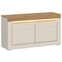 Sitzbank Naxxar Eichefarben/kaschmir B:94,2 Cm - Kaschmir/Eichefarben, Trend, Holzwerkstoff (94,2/53,5/34,6cm)