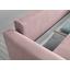 Schlafsofa Lazy 3Dl B: ca. 250 cm - Pink/Silberfarben, Design, Holzwerkstoff/Textil (250/87/129cm) - Carryhome Schlafsofa Lazy 3Dl B: ca. 250 cm - Pink/Silberfarben, Design, Holzwerkstoff/Textil (250/87/129cm) - Carryhome