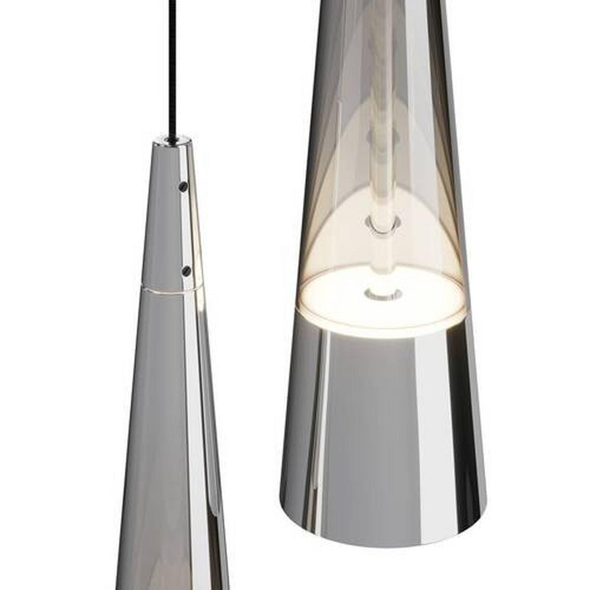 Wandleuchte Sintesi - Chromfarben, Trend, Glas/Metall (8/38,9cm) - MAYTONI