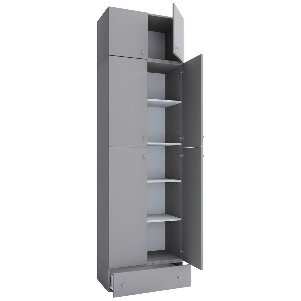 Aktenregal Lona Grau B: 70 cm