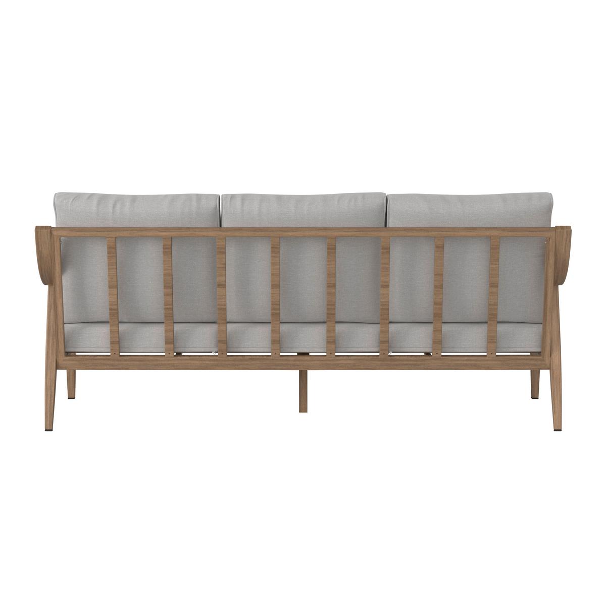 Loungegarnitur Elena - Beige/Naturfarben, MODERN, Textil/Metall - Beldano
