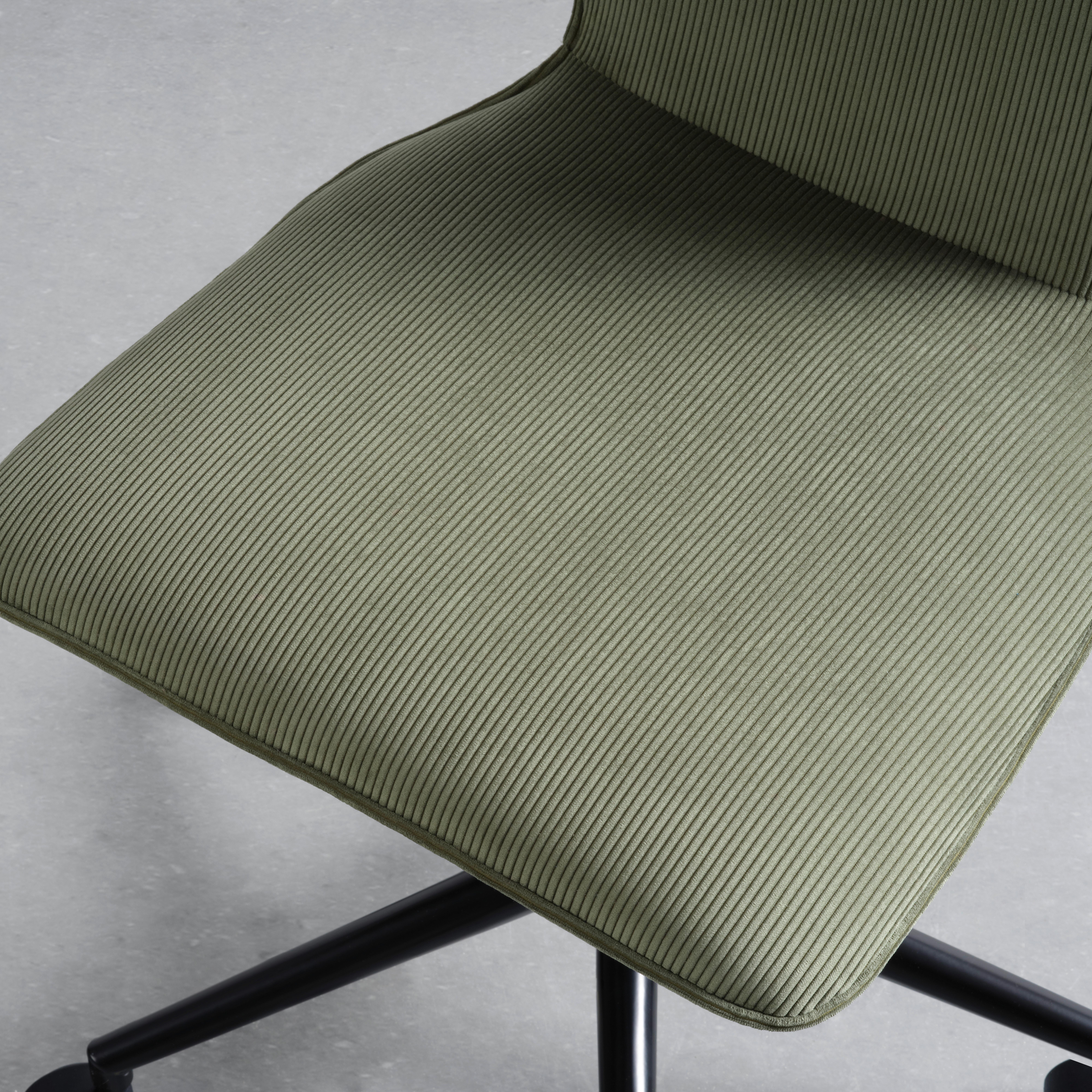 Otočná stolička LUIGI -EXKLUSIV- - čierna/sivá, Modern, kov/textil (49/84-94/54cm) - Mömax