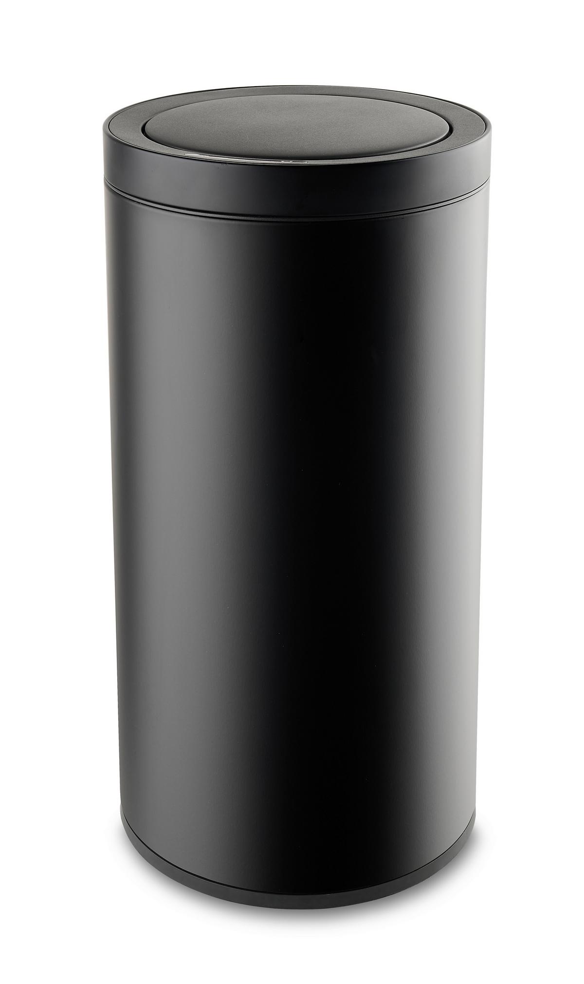 Odpadkový kôš SENSOR, 40L - čierna, Modern, kov/plast (31/63cm) - Mömax