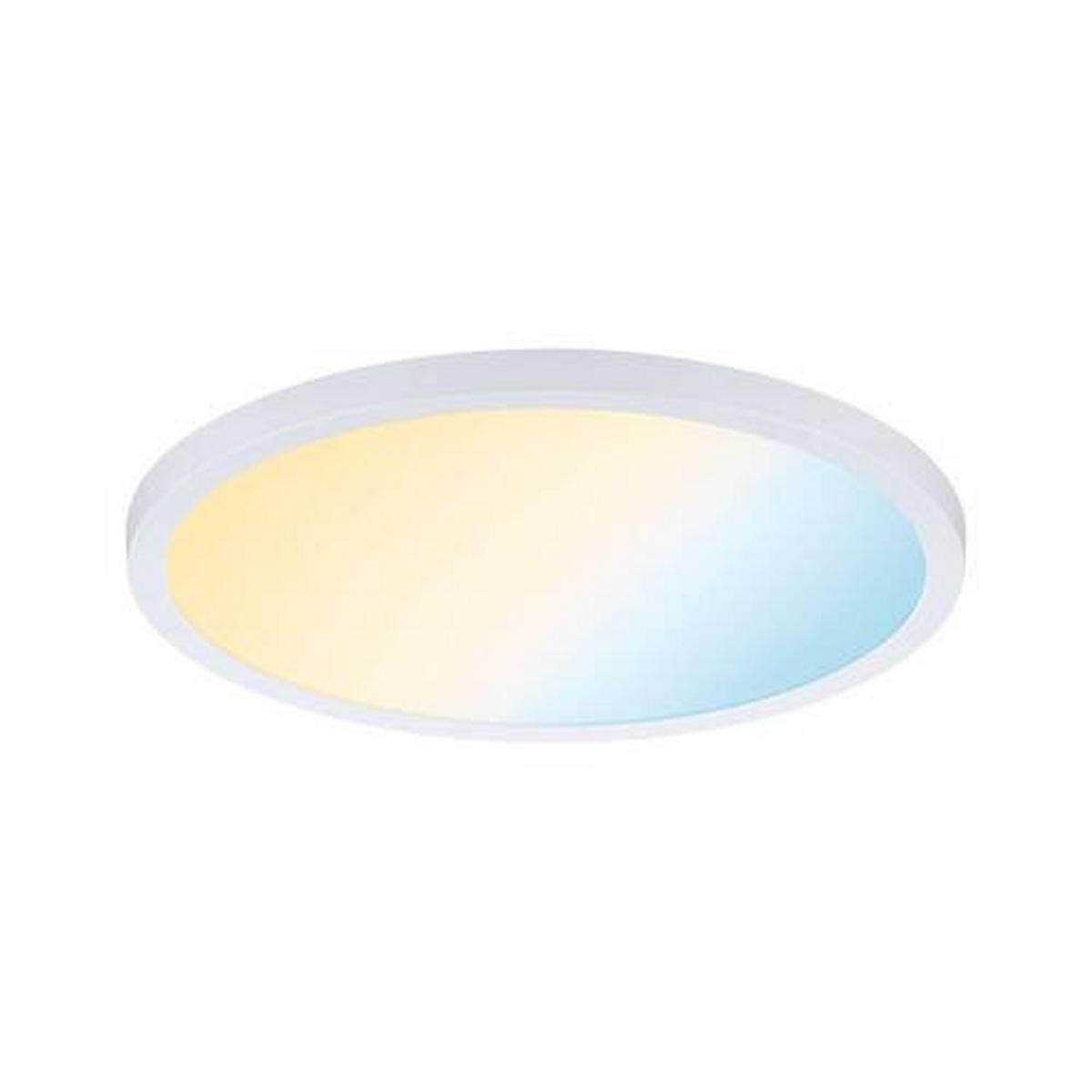 LED-Paneel Ø 23 cm Rund dimmbar - Weiß, Design, Kunststoff (23/1cm) - Paulmann