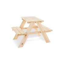 Kindersitzgruppe natur - Naturfarben, Basics, Holz (51/79/50cm) - Pinolino