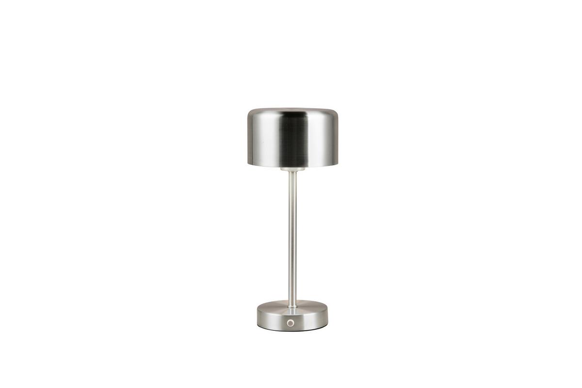 Akku-tischleuchte R59151107 Jeff - Nickelfarben, KONVENTIONELL, Metall (12,6/30cm)