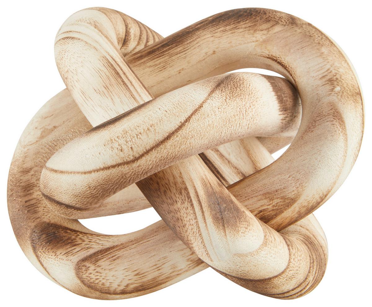 Dekoball Iliana - Braun, Basics, Holz (15/10/3cm) - Luca Bessoni