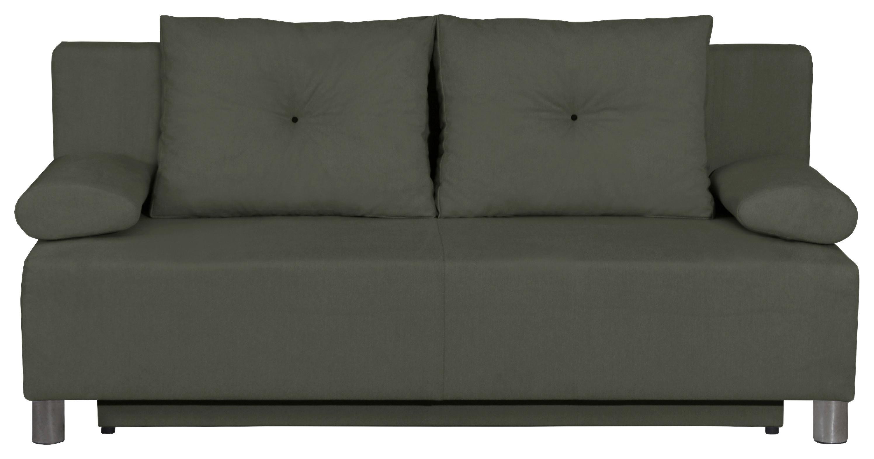Kanapé Ibiza - iszap, Romantik / Landhaus, faalapú anyag/textil (190/90/85cm)