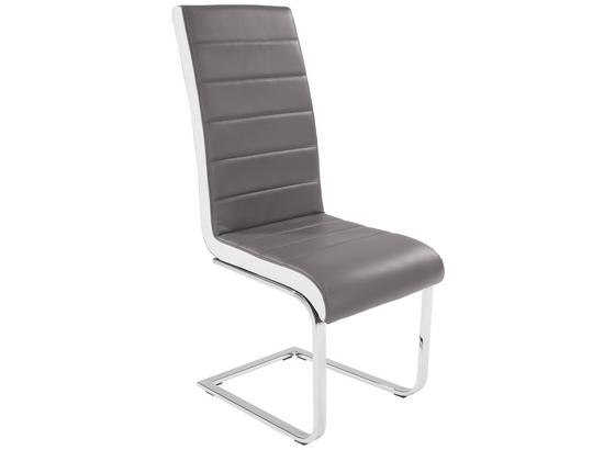 Schwingstuhl Alex - Weiß/Grau, KONVENTIONELL, Textil/Metall (43/103/55cm) Schwingstuhl Alex - Weiß/Grau, KONVENTIONELL, Textil/Metall (43/103/55cm)