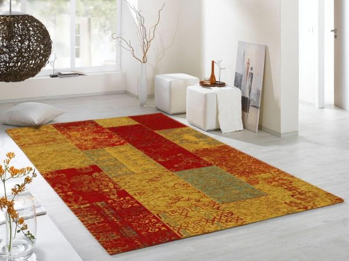 Flachwebteppich Alanis Allover Multicolor 90x160 cm - Multicolor, Basics, Textil (90/160cm) - Novel