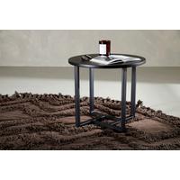 COUCHTISCH LAWTON - Schwarz, Design, Holz/Metall (50/50/45cm) - Livetastic