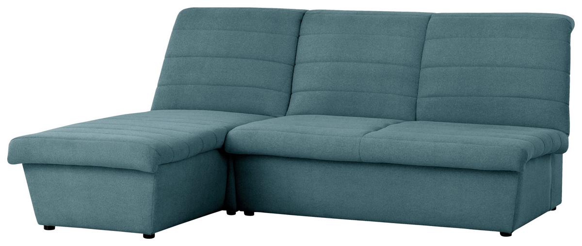 Ecksofa Looks Viii - Petrol/Schwarz, Design, Textil (168/214cm) - LOOKS by W.Joop