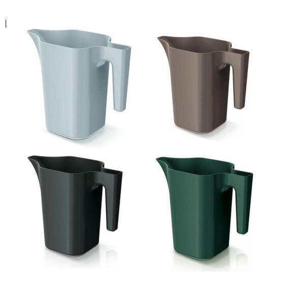 Locsolókanna Mariell - fekete/erdőzöld, Konventionell, műanyag (24/12/20cm) - Luca Bessoni