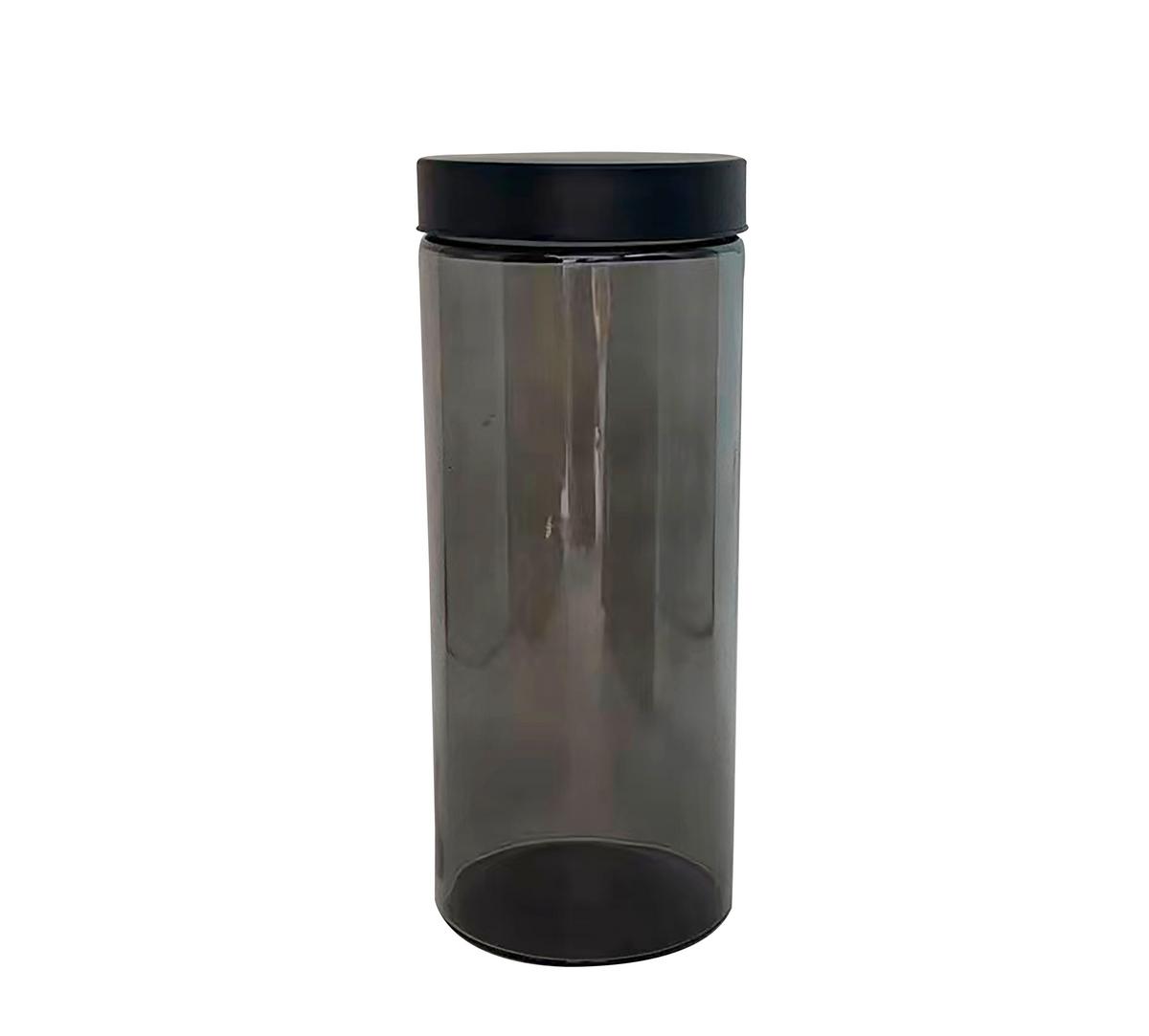 Dóza na potraviny MAGNUS BLACK - 2 L - šedá/černá, Moderní, kov/plast (11/27cm) - Mömax