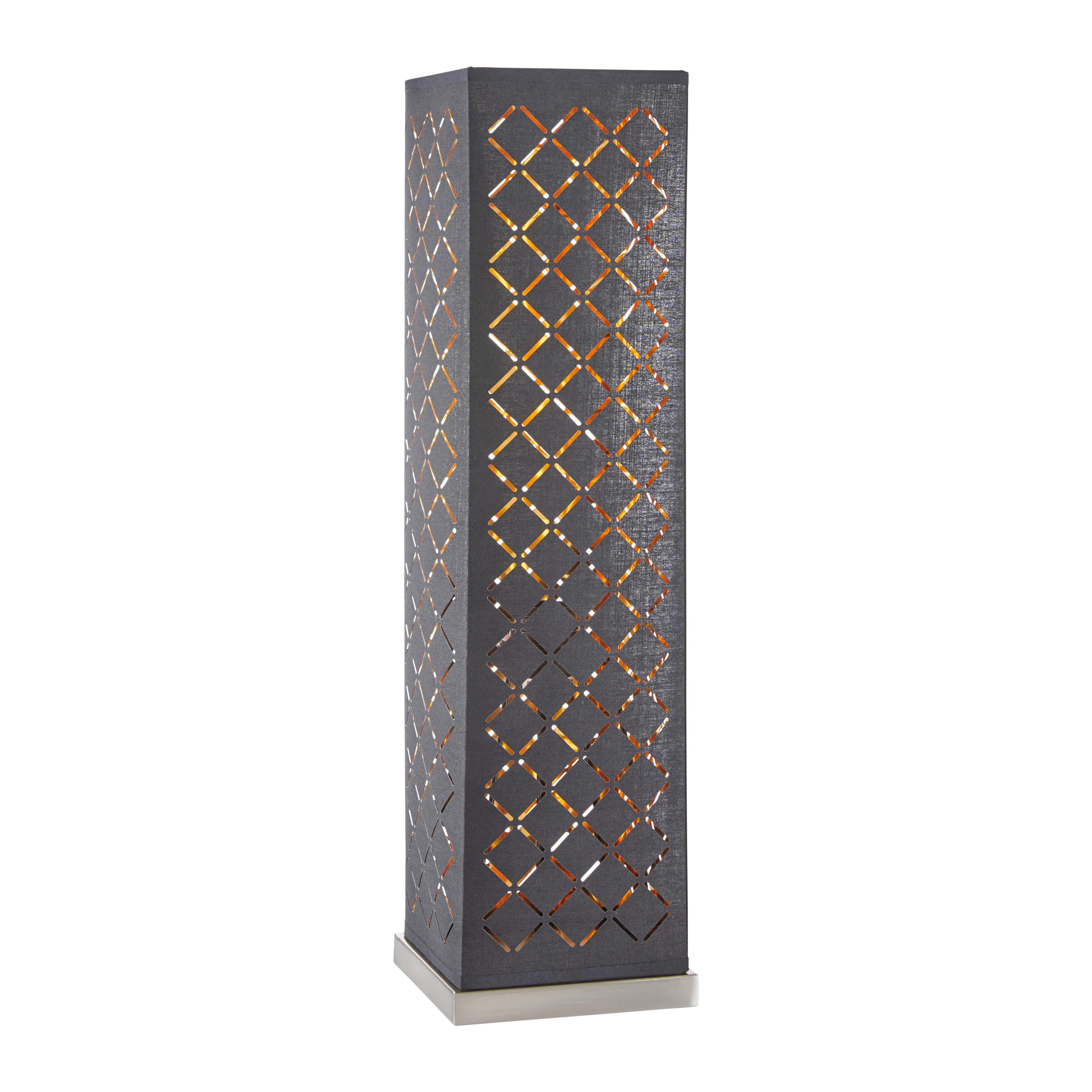 Stolová lampa Elin V: 57cm, 40 Watt - čierna/zlatá, Lifestyle, kov/textil (15/57cm) - Mömax