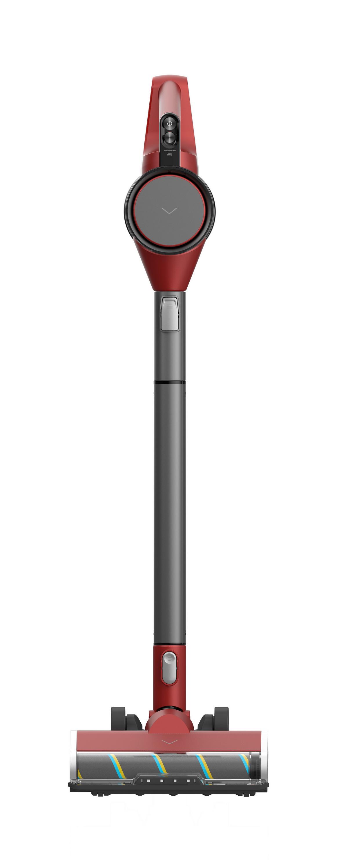 Bodenstaubsauger Beutellos - Rot, Basics, Metall