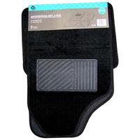 Fußmatten-Auto 4-Tlg. BxL 45x75 cm Schwarz - Dunkelgrau/Schwarz, MODERN (45/75/2cm)