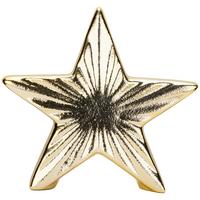 Dekostern Elsa - Goldfarben, KONVENTIONELL, Keramik (14,5/3,2/14,5cm) - Luca Bessoni