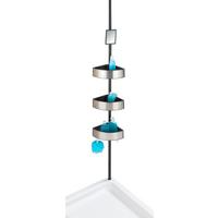 Duschstange Big Black 23862100 - Chromfarben, MODERN, Metall (27,5/70-260/20cm) - Wenko