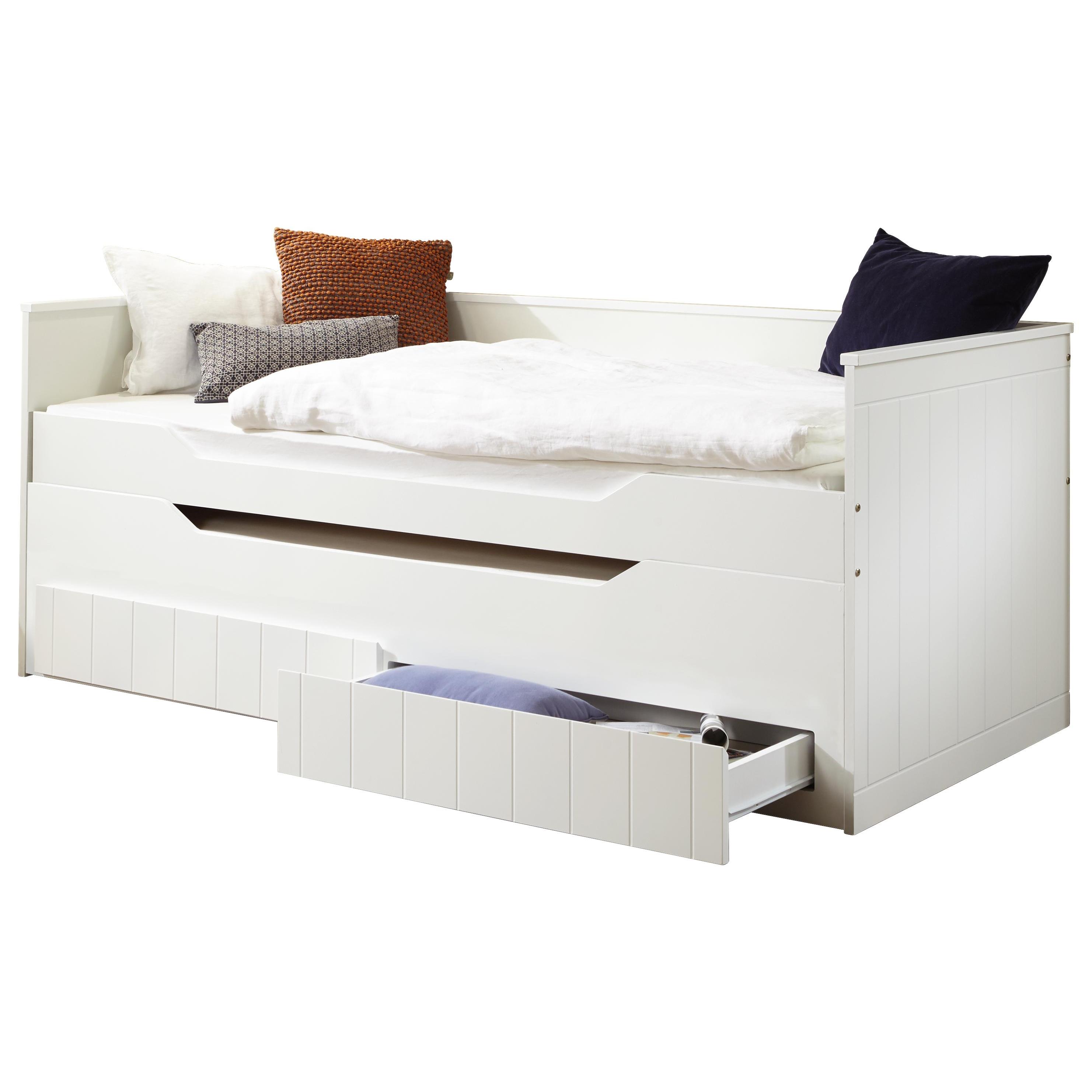 Stauraumbett als ideales Gästebett im Jugendzimmer