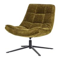 SESSEL Maudi Grün B: 74cm - Schwarz/Grün, MODERN, Textil/Metall (74/84/86cm) - Livetastic