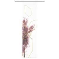 Flächenvorhang Signa - Rosa, Natur, Textil (60/245cm)