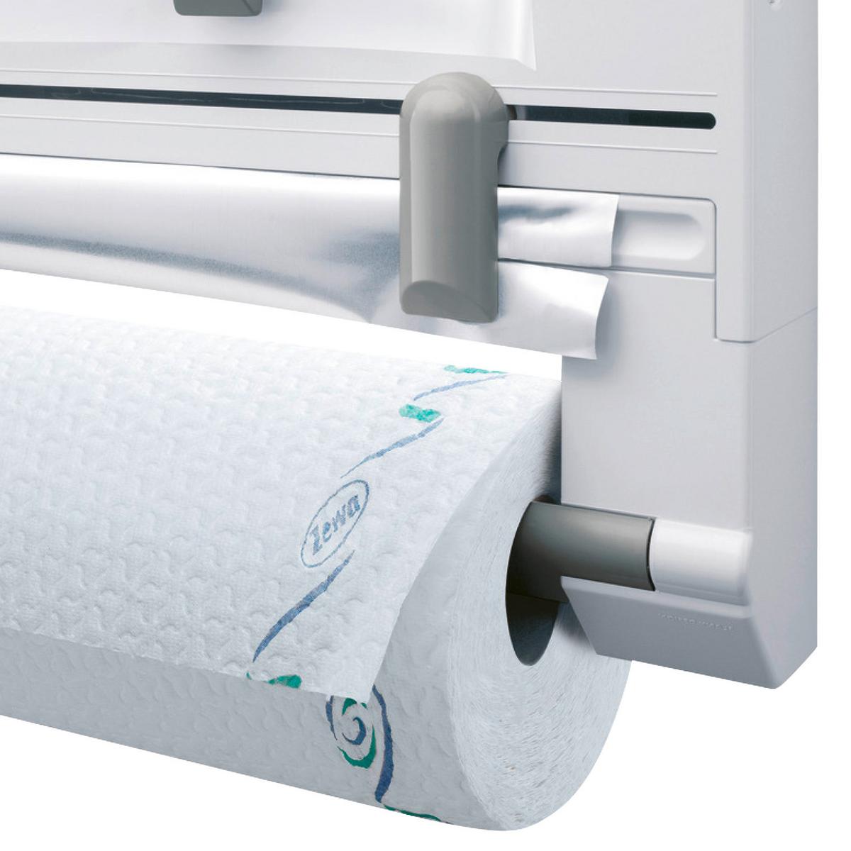 Küchenrollenhalter 3 in 1 Comfort Line, Wandmontage - Weiß, KONVENTIONELL, Kunststoff (42/10/27cm) - Leifheit