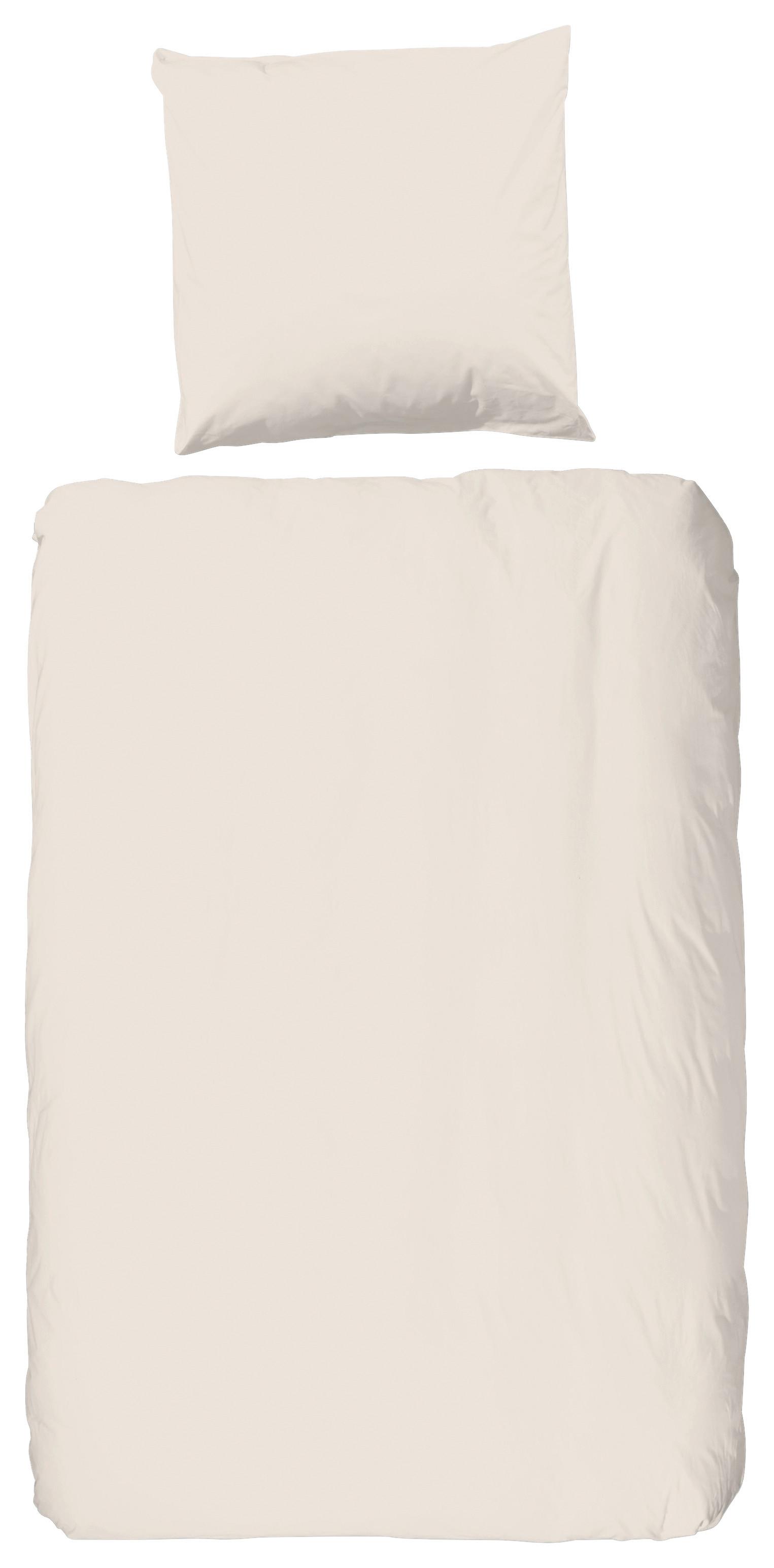 Bettwäsche Uni Beige 135x200 cm - Beige, Basics, Textil (135/200cm)