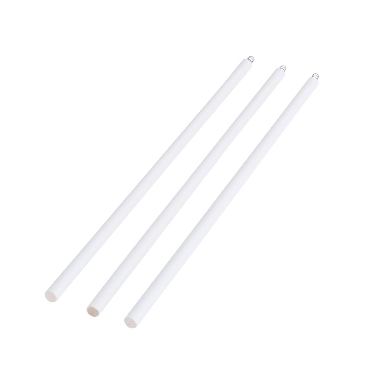 Rácsos Kiságy Alex - fehér, Konventionell, faalapú anyag/fa (82/81/144cm)