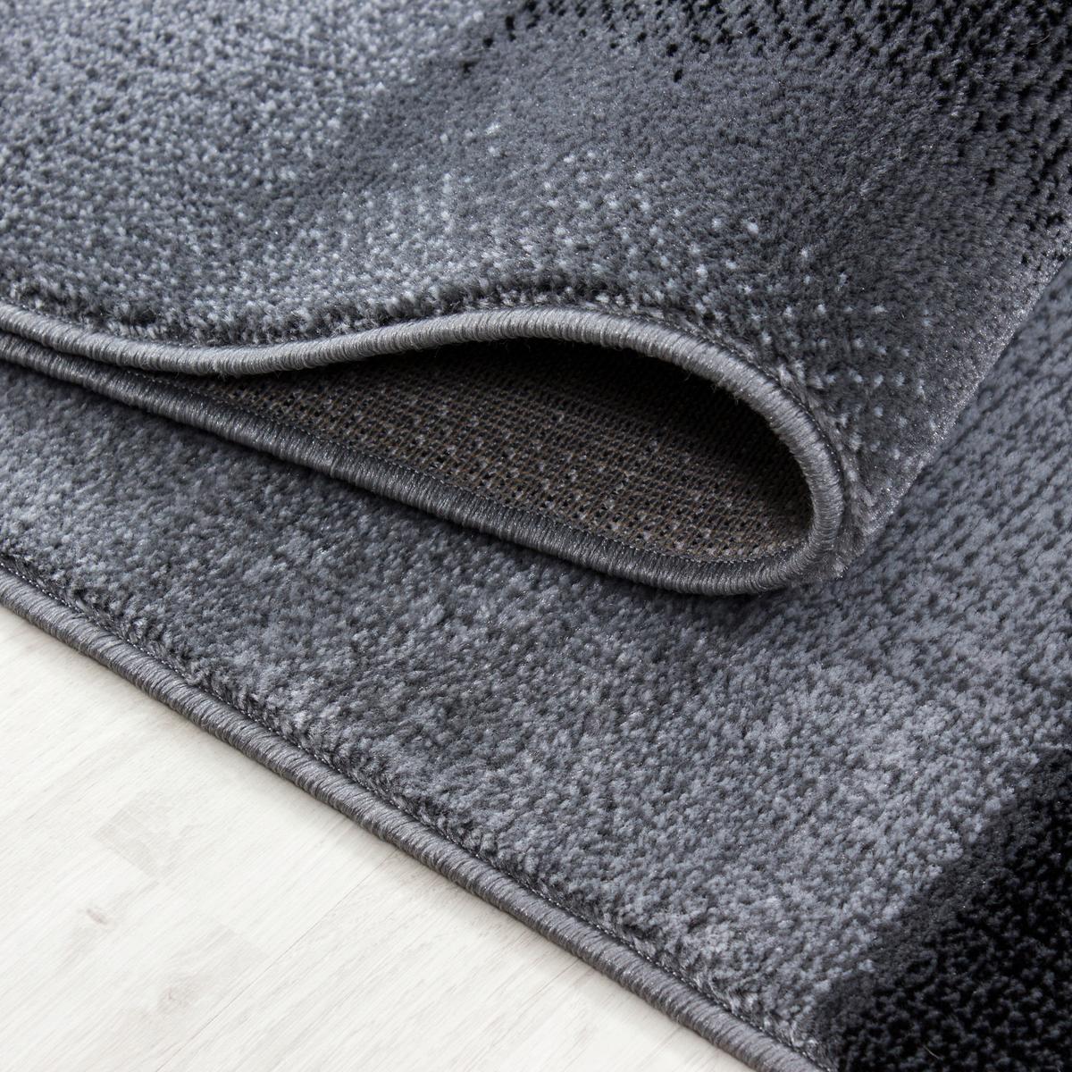 Webteppich Schwarz Naturfaser Parma 200x290 Cm - Schwarz, KONVENTIONELL, Textil (200/290cm)