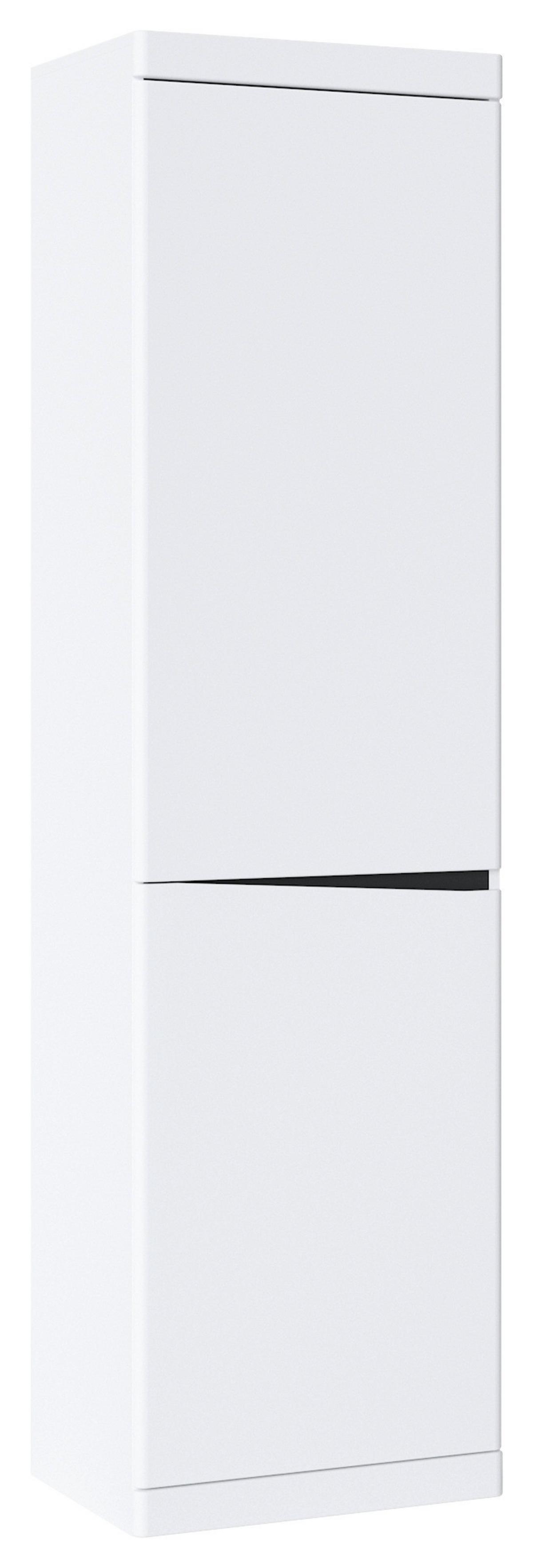 Schrank Turino Neo Weiß/graphit B: 54 Cm - Graphitfarben/Weiß, Trend, Holzwerkstoff (54/196,5/39,9cm)