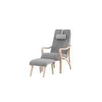 Armlehnstuhl Faro Eichefarben/Hellgrau B: 60cm - Eichefarben/Hellgrau, MODERN, Holz/Textil (60/107/89cm) - Livetastic