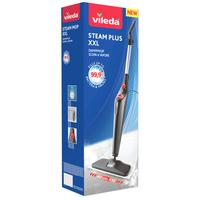 Bodenwischer Vileda-Steam Plus Xxl - Schwarz, Basics, Textil (25,6/14,7/68,7cm) - Vileda