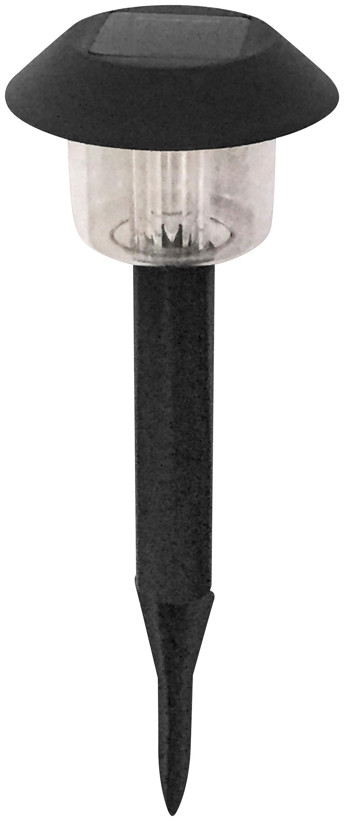 Szolárlámpa Lemba - fekete, Konventionell, műanyag (12,5/12,5/36cm) - Homezone