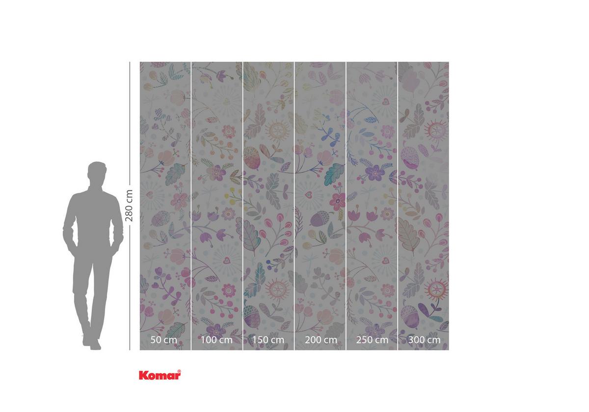 Fototapete Magical Autumn - Multicolor, Trend, Papier (300/280cm)