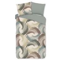 WENDEBETTWÄSCHE GASTON - Creme/Braun, Basics, Textil (140/200cm)