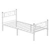 Metallbett Lxf: Ca. 90x190 Cm Weiß - Weiß, ROMANTIK / LANDHAUS, Metall (90/190cm) - Boxxx