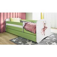 Kinder-/Juniorbett Babydreams inkl. Matratze 80x160 - Birkefarben/Weiß, MODERN, Holz/Holzwerkstoff (80/160cm) - MID.YOU